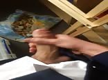 School store room wank