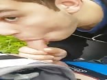 Schoolboy sucks a friend gaymale tube