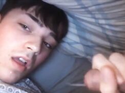 Self Facial ❤️ Big Cum