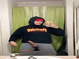 Selfie Boy Porn Works Up A Precum Drip By Jacking Off