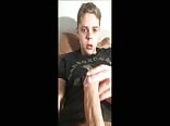 Sexy blond boy porn teen uncut cums on cam