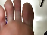 Sexy boy toes