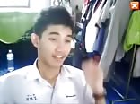 Sexy Chinese 18yr old college wank boys porn