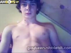 Sexy teen boy wanks