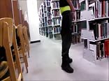 Sexy Twink Cums in Library