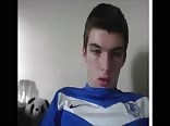 Shameless soccer twink porn jerking off on the subway and at home