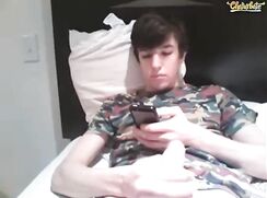 Shaved webcam twink having fun