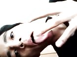 Shooting my load into my hand and eating my cum is the best boys porn