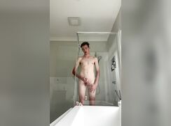 Shower alone