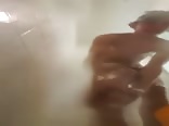 Shower with hard cock^^