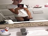 Showing off gay porn selfie