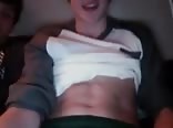 Showing-off the circumcised donk