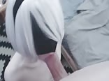 Shy teen blowing his friend