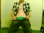skinny twink cums twice