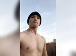 slim twink walks outdoors boys porn
