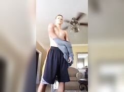 Slow strip in the lounge boys porn