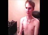 smooth 18 boy open legs and cums