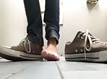 Sneakers, Socks, and Bare Feet