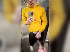 sneaky tug in the gym