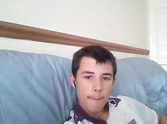 Soccer boy cumming