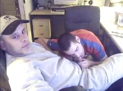 son swallowing Dad