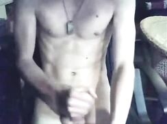 Straight American web-cam star