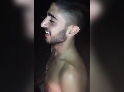 Straight Arab fucks public