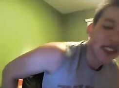 Straight Asian Man Masturbates