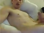 Straight boy cums in bed gay porn