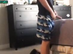 Straight boy dared to cum in front of his best friend