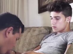 Straight Boy Gets A Blowjob