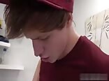 Straight boy is seduced by gay boy porn