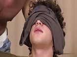 Straight guy seduced by blonde jock