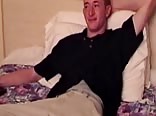 Straight jock amateur receives rimjob and bj