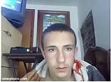 Straight Twink Gay Porn Shows Off His Hard Dick