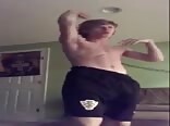  Stripper Boy Puts On Show