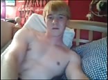 stroking blonde