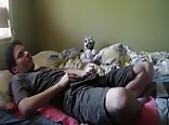 stud on the bed