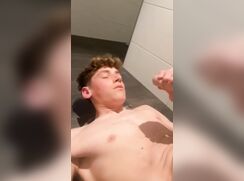Stud Shoots Creamy Load on his face