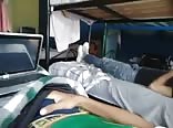Student jacks off in his dorm porn