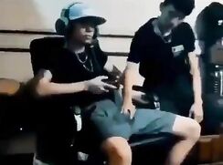 Suck his dick while he games