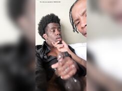 Suck the cum of the tip
