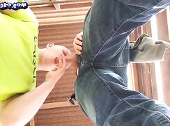 Sucked in the barn oral boys porn