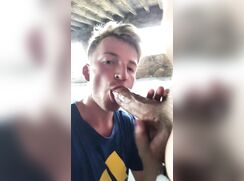 Sucking Anon Cock in the Hood
