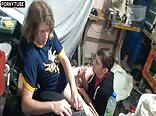 Sucking off his straight friend boys porn