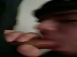 Sucking through gloryhole boys porn