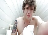 Super cute hung twink jacking off boys porn