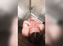 Superhot: monstercock stroking in the shower