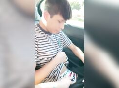 sweet young curly sucks his friend