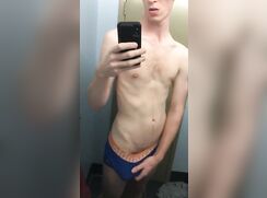 [T38]-[07] Redhead showing off my big dick